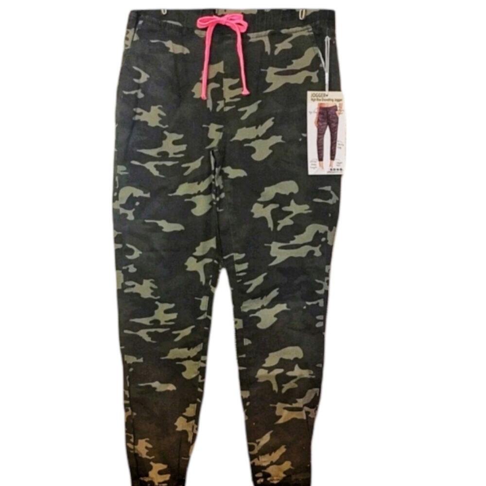 Song Junior Camouflage High Rise Drawstring Jogger